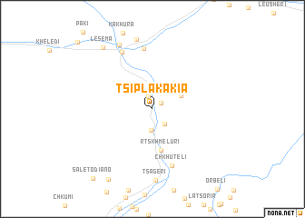 map of Tsip\