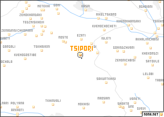 map of Tsipori