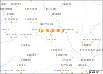 map of Tsipouraíika