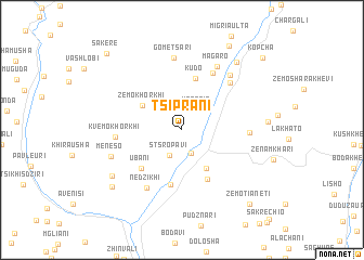 map of Tsip\