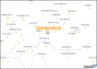 map of Tsiribushëvo