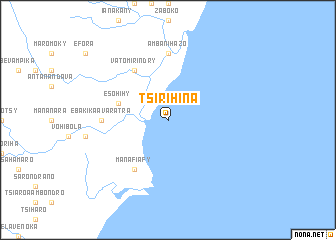 map of Tsirihina