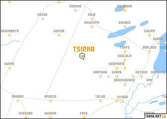 map of Tsirma