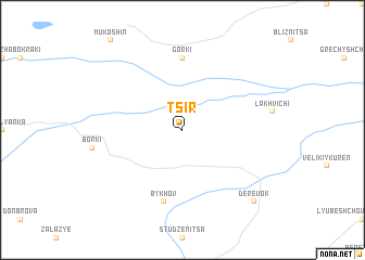 map of Tsir