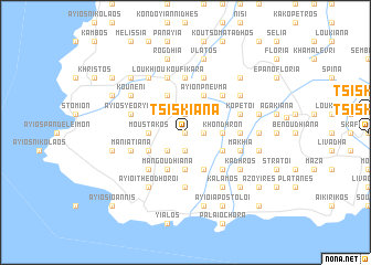 map of Tsiskianá