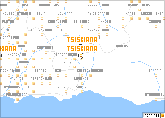 map of Tsiskianá