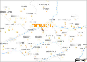 map of Tsitelsopeli