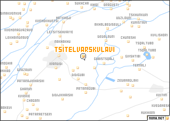 map of Tsitelvarskvlavi