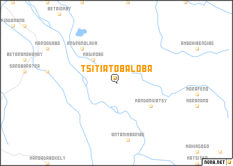 map of Tsitiatobaloba