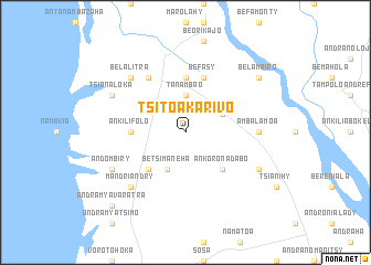 map of Tsitoakarivo