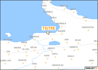 map of Tsitre