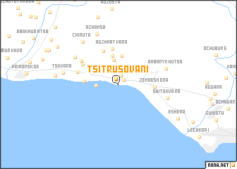 map of Tsitrusovani