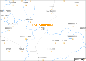 map of Tsitsa Bridge