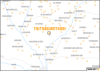 map of Tsitsagiantkari