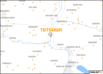 map of Tsitsamuri