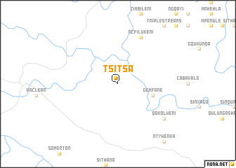 map of Tsitsa