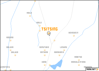 map of Tsitsing