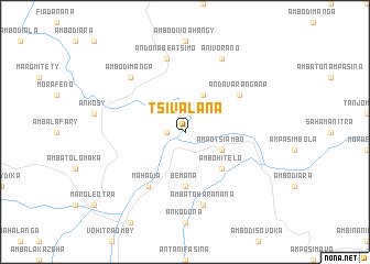 map of Tsivalana