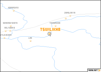 map of Tsivilikha