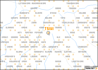 map of Tsiwi