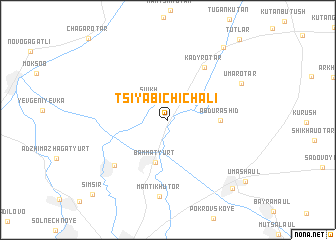 map of Tsiyab-Ichichali