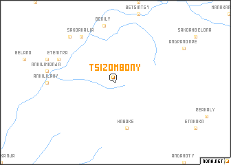 map of Tsizombony