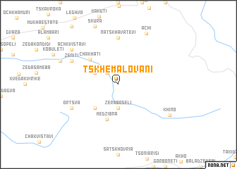 map of Tskhemalovani