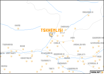 map of Tsʼkhemlisi