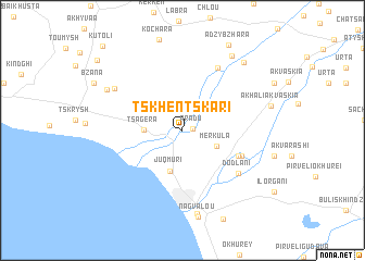 map of Tskhentskari