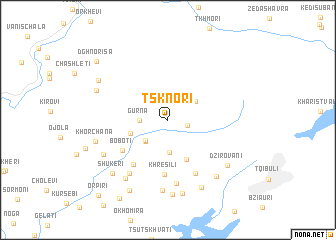 map of Tsknori