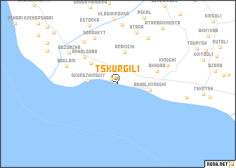 map of Tskurgili