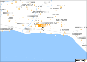 map of Tskvara