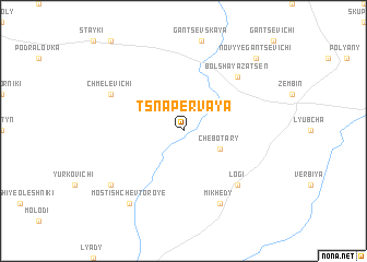 map of Tsna Pervaya
