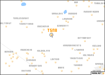 map of Tsna