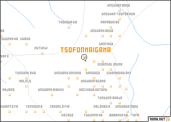 map of Tsofon Maigama