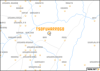 map of Tsofuwar Rogo