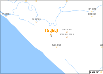 map of Tsogui