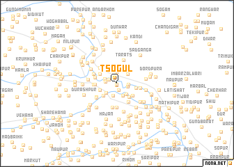 map of Tsogul