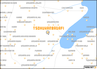 map of Tsohuwar Badafi