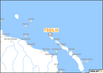map of Tsoilik