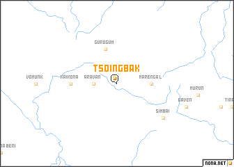 map of Tsoingbak