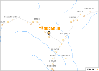 map of Tsokadoum