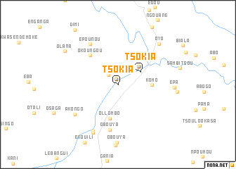 map of Tsokia