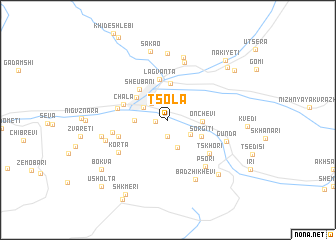 map of Tsola