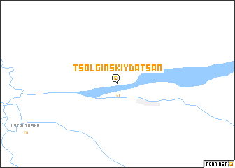 map of Tsolginskiy Datsan