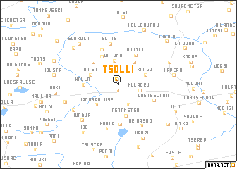 map of Tsolli