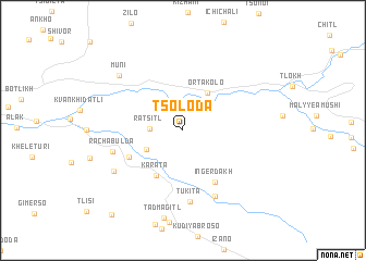 map of Tsoloda