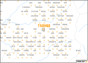 map of Tsomba