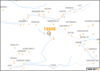 map of Tsona