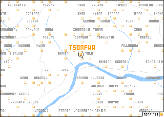 map of Tsonfwa